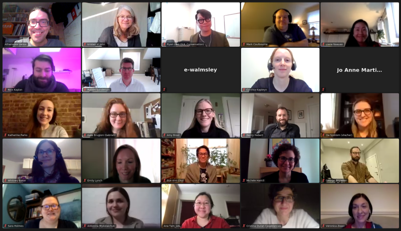 January 2021 modelling workshop participants 